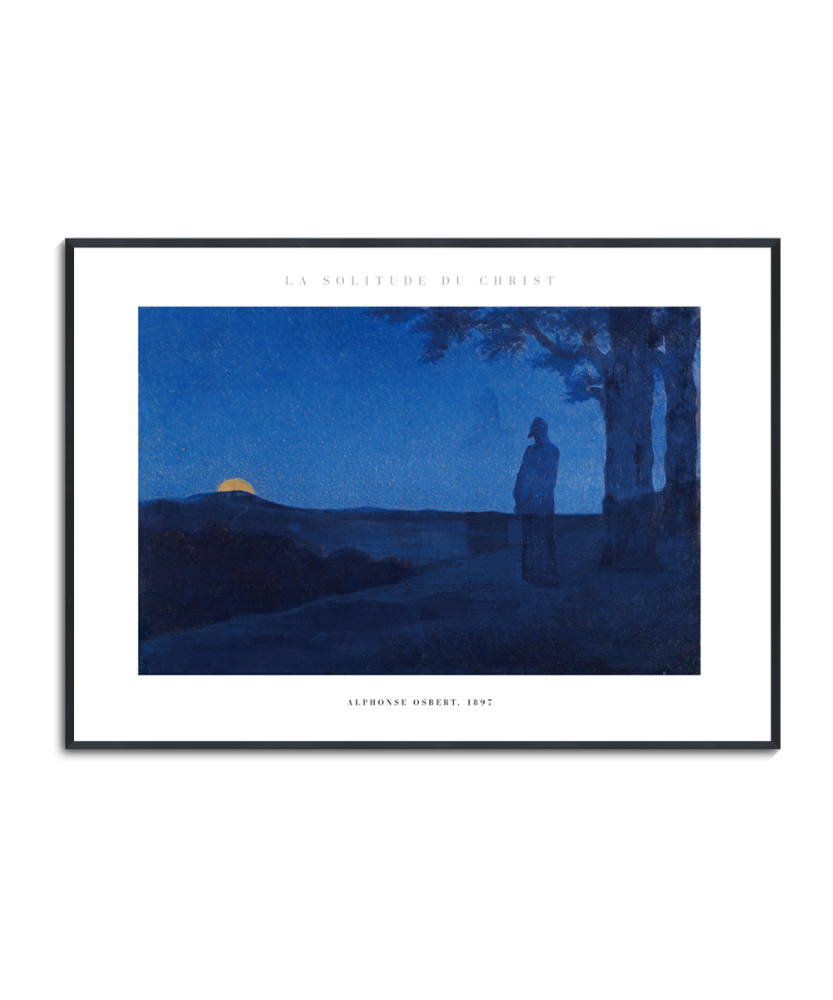[리퍼브 세일] A3 (297*420mm)  La Solitude du Christ, 1897